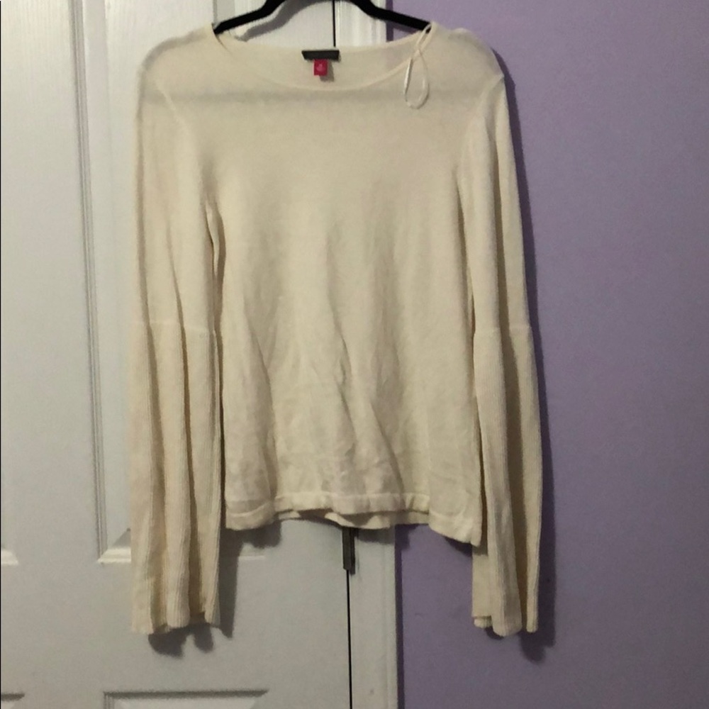Long sleeve cream sweater